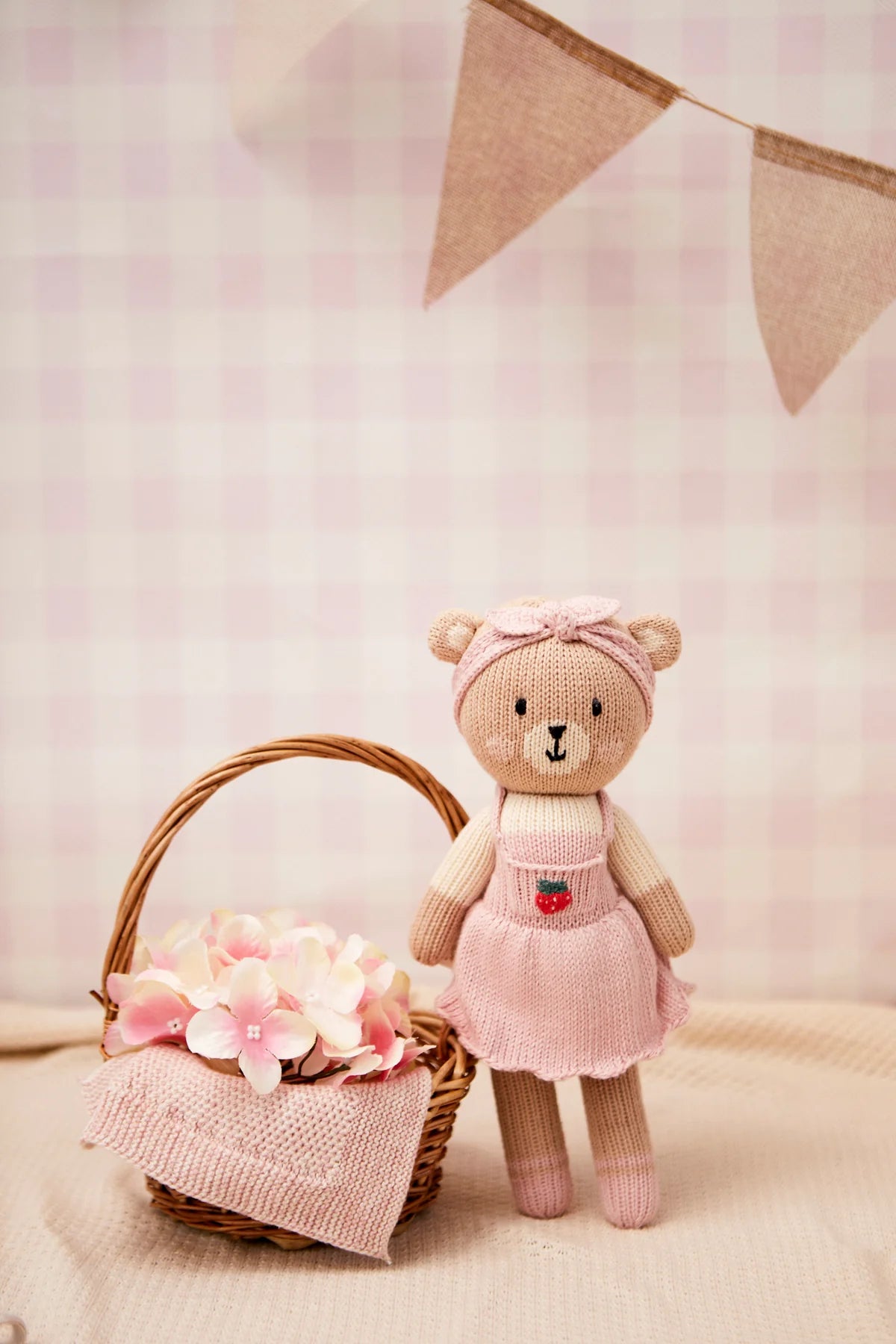 Tun Tun Emma The Bear Toy w/ Strawberry
