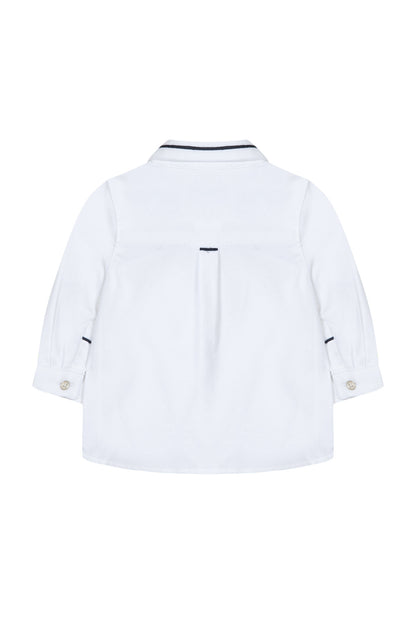Tartine Boy's LS Button Up Shirt w/ Collar Piping