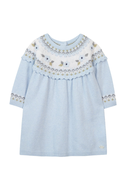 Tartine Floral Embroidery Knit Dress