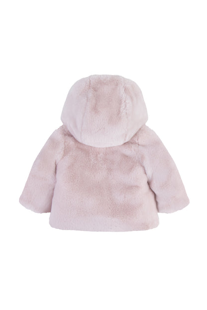 Tartine Hooded Faux Fur Reversible Jacket