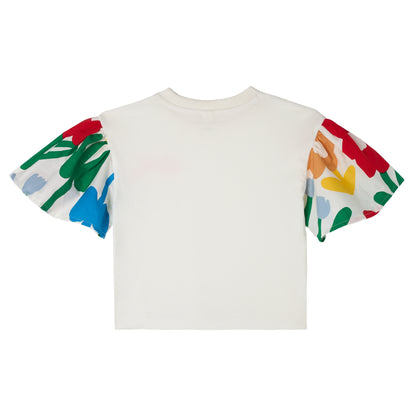 Stella McCartney SS Flower Sleeve T-shirt