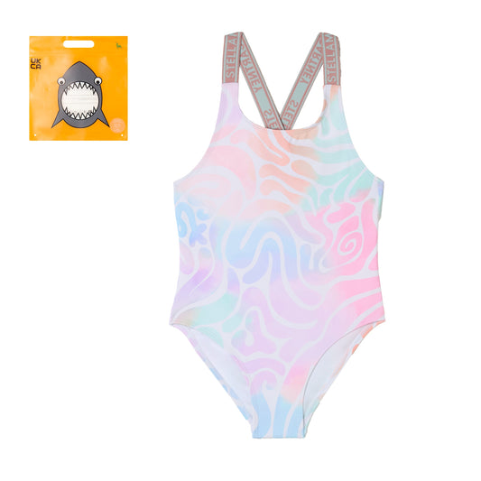 Stella McCartney Tie Dye Wave Swimsuit