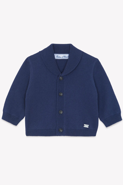 Tartine Boy's Collared Cardigan