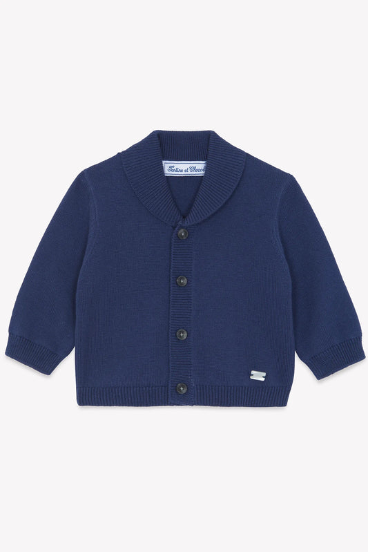 Tartine Boy's Collared Cardigan