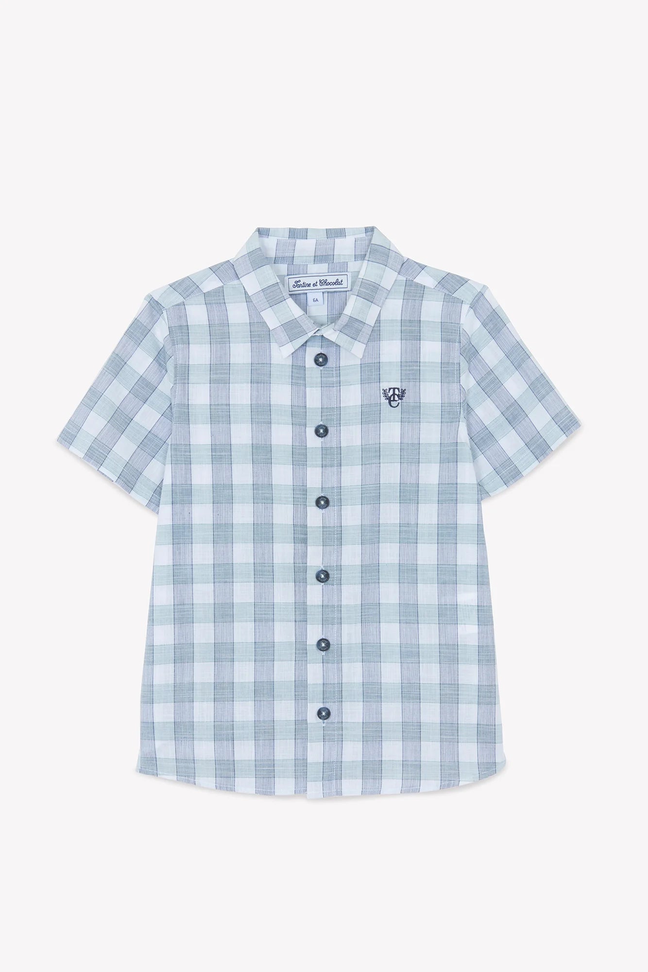 Tartine Boy's Plaid SS Shirt