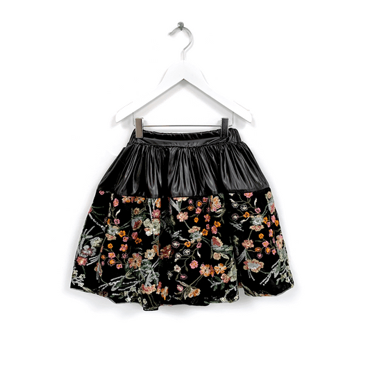 Anja Schwerbrock Tonia Floral Sequin Skirt