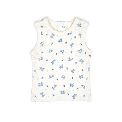 Tun Tun Ribbed Sleeveless Top & Short Outfit