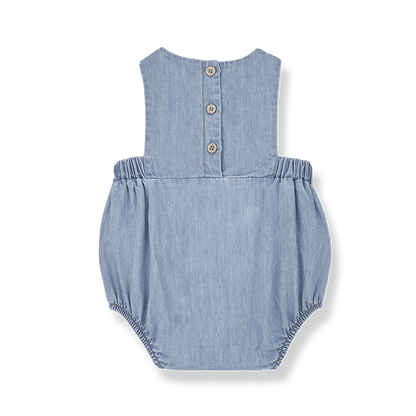 One + In the Family Umberto Denim Romper