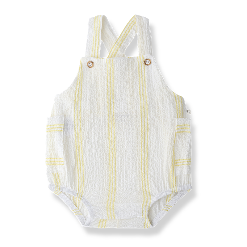 One + Family Portitxol Seersucker Romper