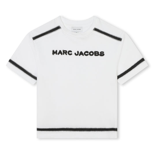 Little Marc Jacobs Graffiti Logo  & Lines SS T-shirt