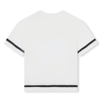 Little Marc Jacobs Graffiti Logo  & Lines SS T-shirt