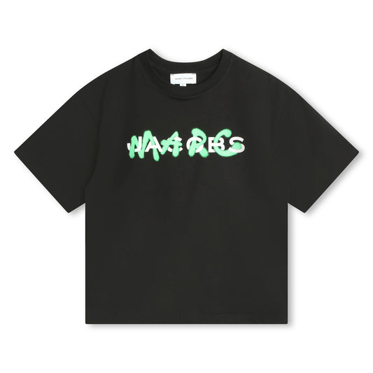 Little Marc Jacobs Graffiti Logo SS T-shirt