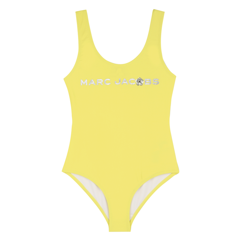 Little Marc Jacobs Logo Colorblock Swimsuit