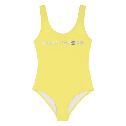 Little Marc Jacobs Logo Colorblock Swimsuit