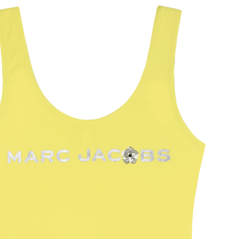 Little Marc Jacobs Logo Colorblock Swimsuit