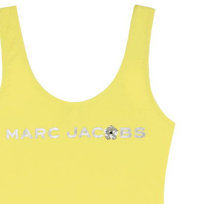 Little Marc Jacobs Logo Colorblock Swimsuit