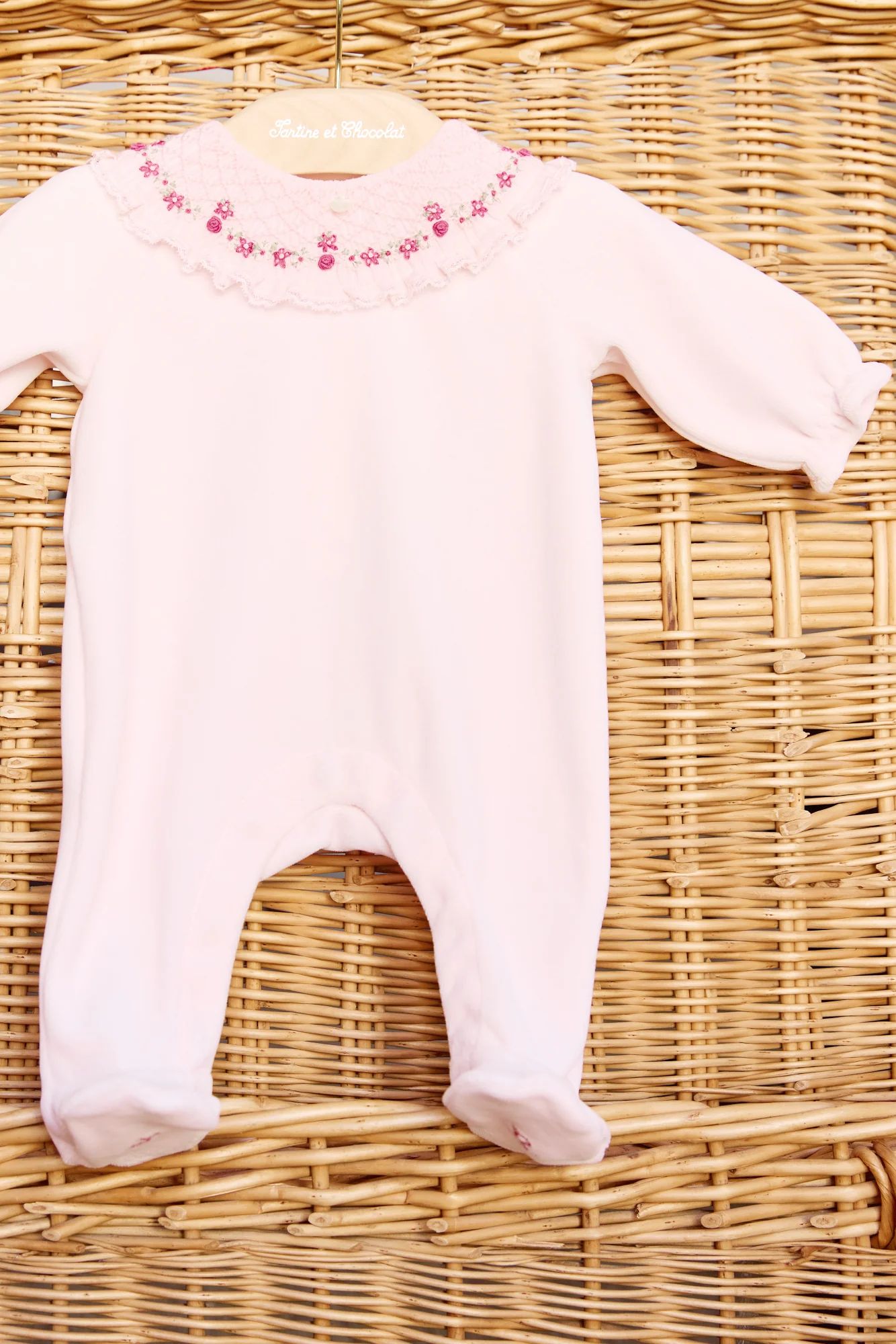 Tartine Embro Detail Footie