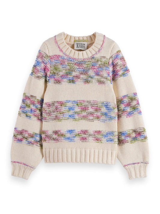 Scotch & Soda Rainbow Yarn Striped Sweater