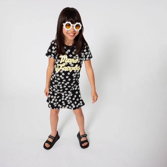 Little Marc Jacobs Floral Print Jersey Dress