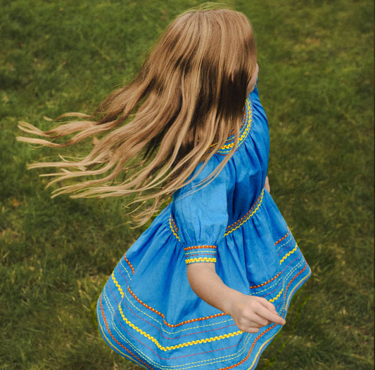 Stella McCartney SS Embroidery Detail Linen Dress