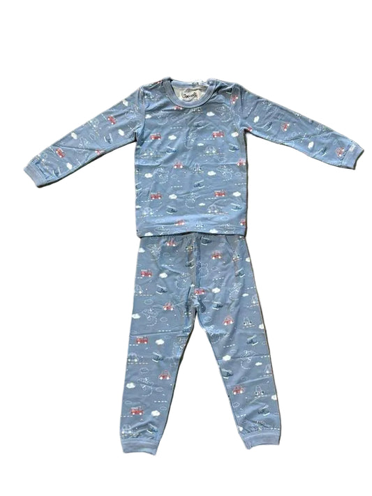 Coccoli LS Air Traffic Print Pajama