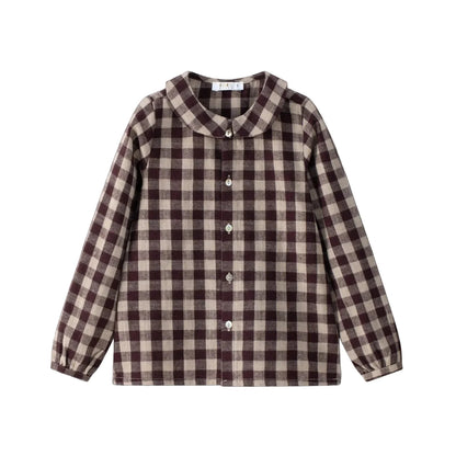 Coco Blanc Plaid Button Up Shirt