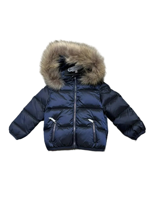 Colmar Baby Fur Trim Hooded Down Jacket