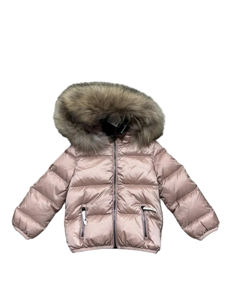 Colmar Baby Fur Trim Hooded Down Jacket