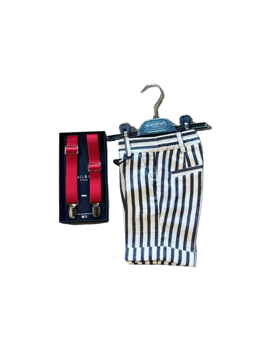 Manuell & Frank Striped Bermuda Shorts