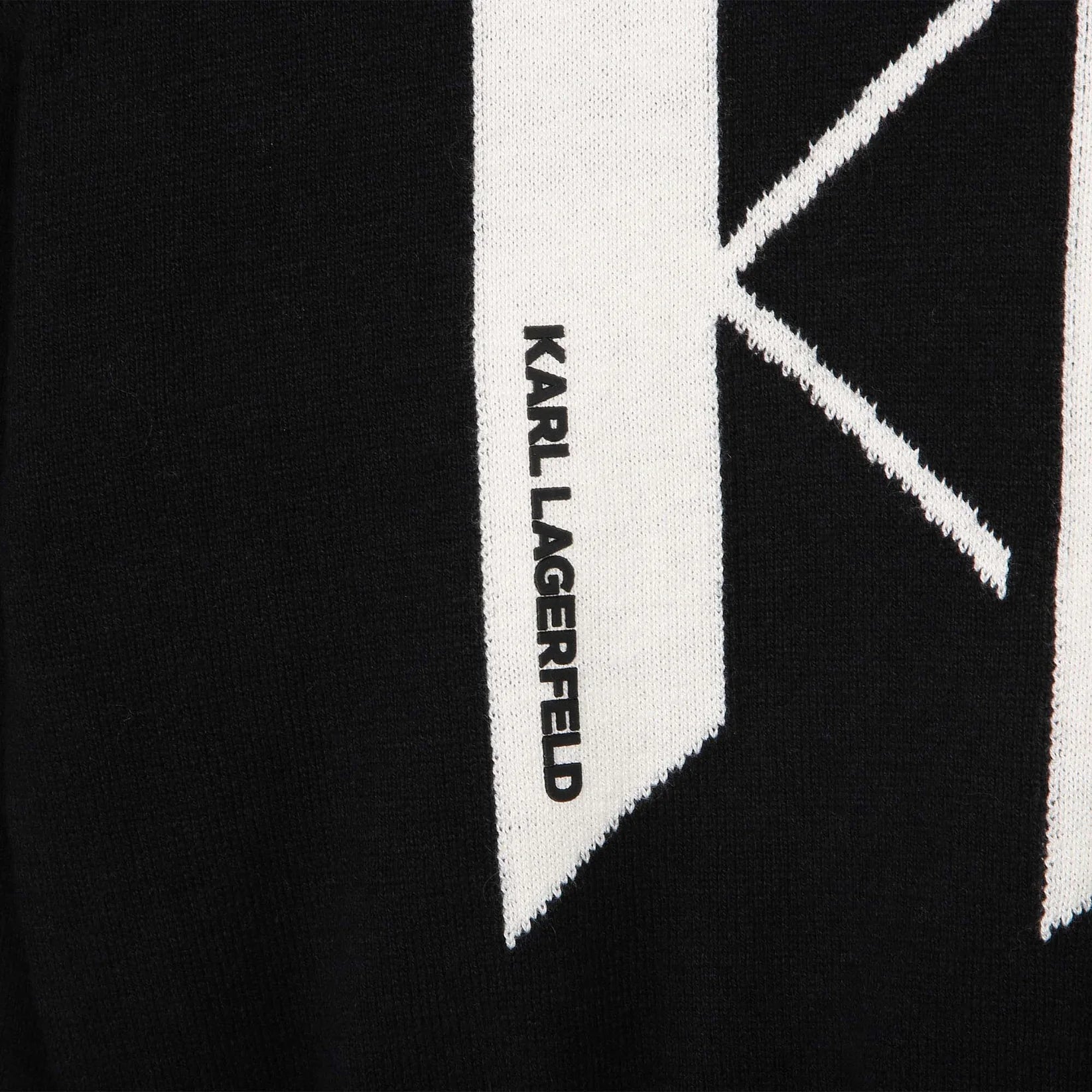 Karl Lagerfeld Mocked Neck KL Logo Sweater – TuesdaysChild.com