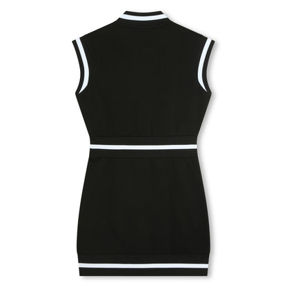 Karl Lagerfeld Button Down Varsity Dress w/ KL Patch