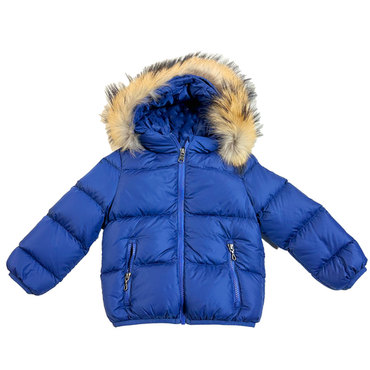 Colmar Baby Fur Trim Hooded Down Jacket