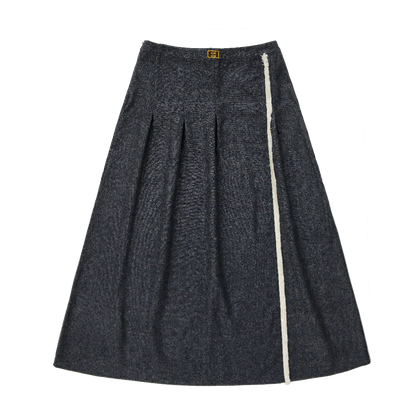 Coco Blanc Side Fringe Skirt