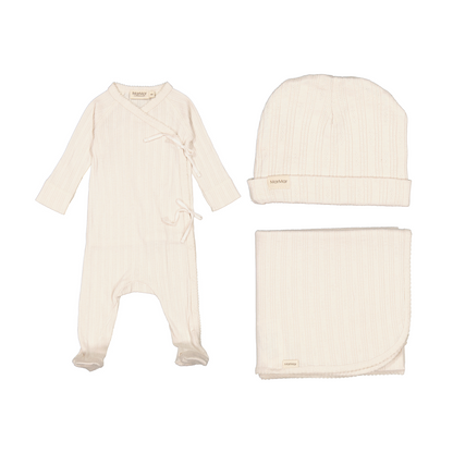Mar Mar Baby 3Pc Hat, Footie & Blanket Set