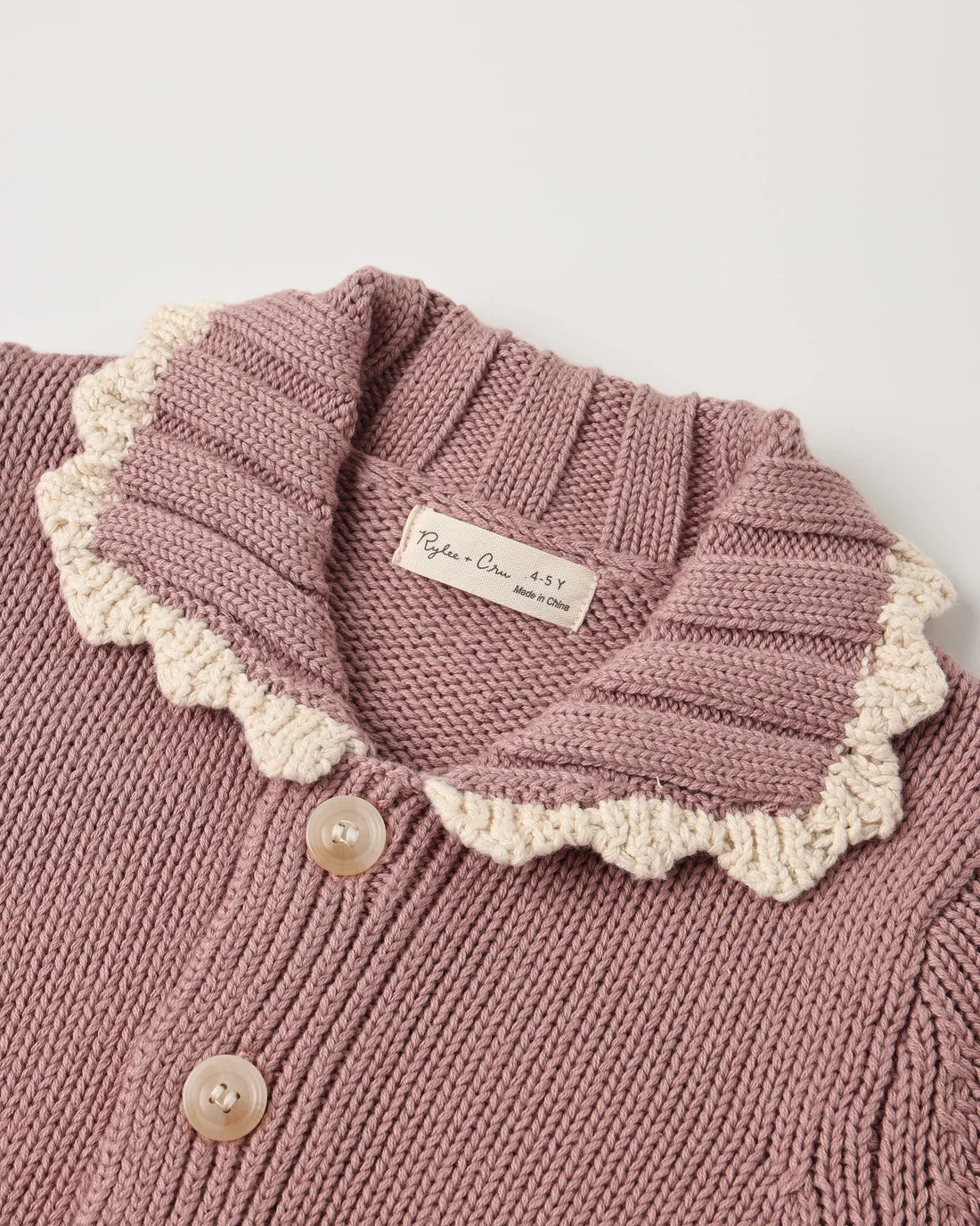 Rylee + Cru Collared Cardigan