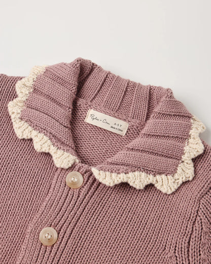 Rylee + Cru Collared Cardigan