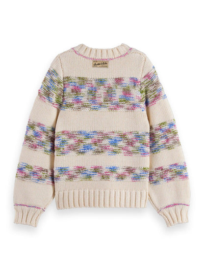 Scotch & Soda Rainbow Yarn Striped Sweater