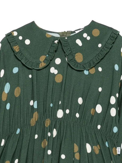 Il Gufo LS Gradient Dots Dress