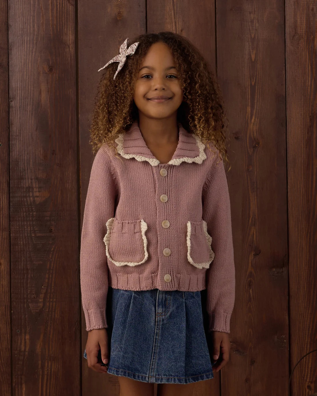 Rylee + Cru Collared Cardigan
