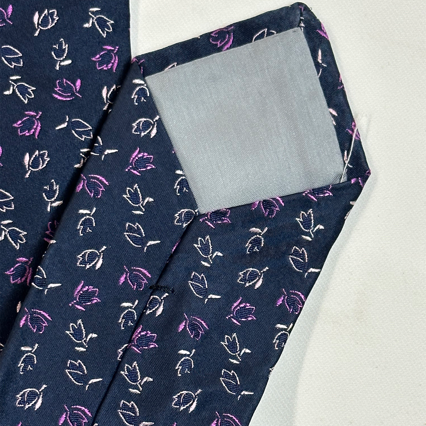 Tuesday's Child Midnight Purple Floral Tie