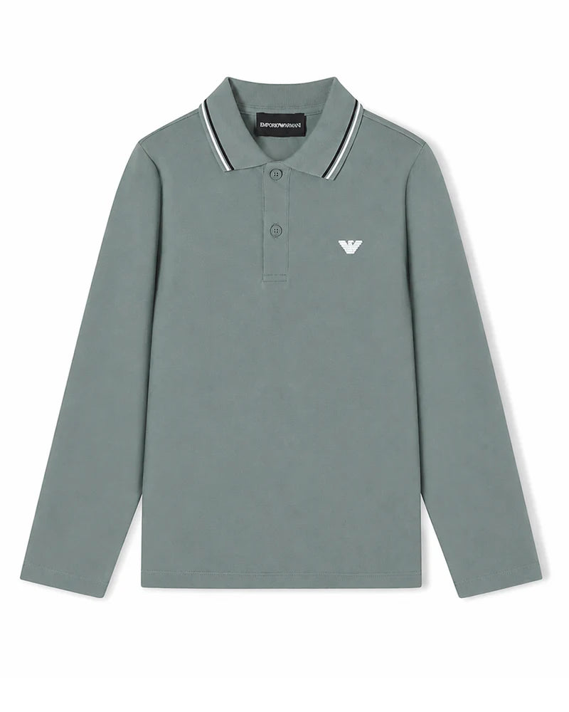 Armani Junior LS Polo Shirt