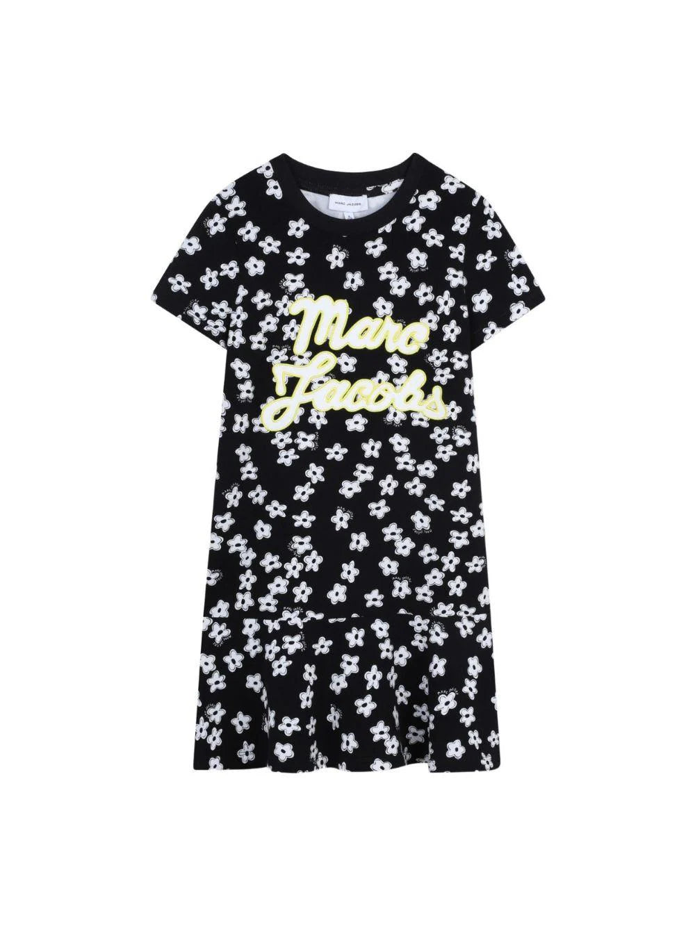 Little Marc Jacobs Floral Print Jersey Dress