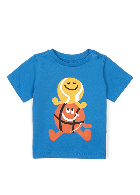 Stella McCartney Baby Boy SS Tennis Balls T-shirt
