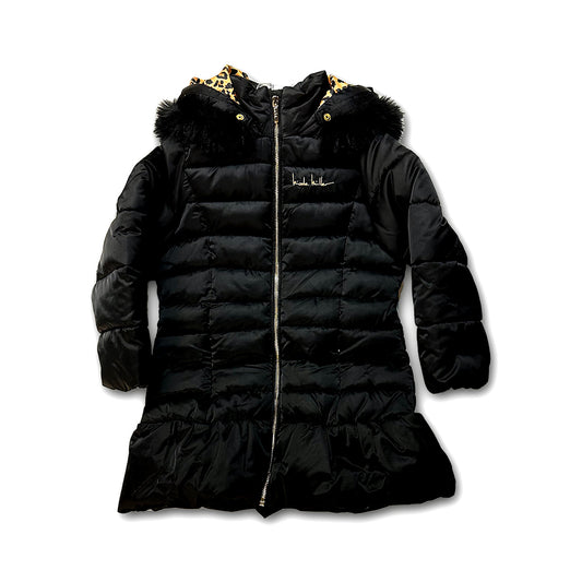 Nicole Miller Long Hooded Puffer Jacket