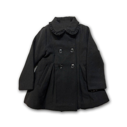 Nicole Miller Double Breasted Wool Coat