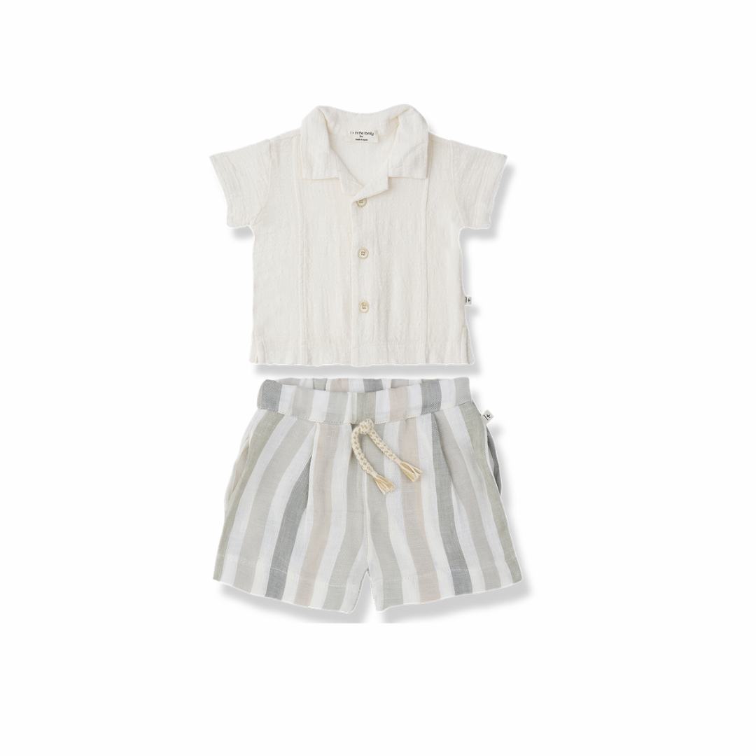 One + Family Tamariu Vilopriu Shirt & Bermuda Outfit