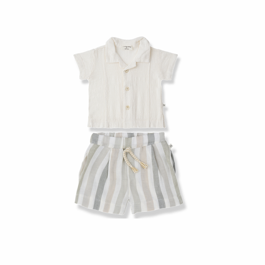 One + Family Tamariu Vilopriu Shirt & Bermuda Outfit