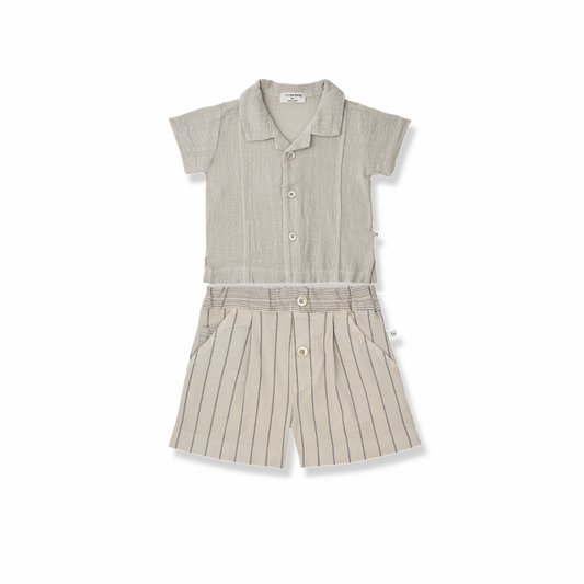 One + Family Tamariu Monras Shirt & Bermuda Outfit
