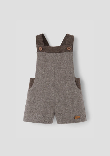 Popelin Fleck Contrasting Dungaree