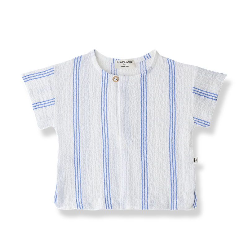 One + Family Portlligat Conca Seersucker Outfit